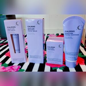 Global Beauty Care Calming Nighttime Skincare Set - Purple